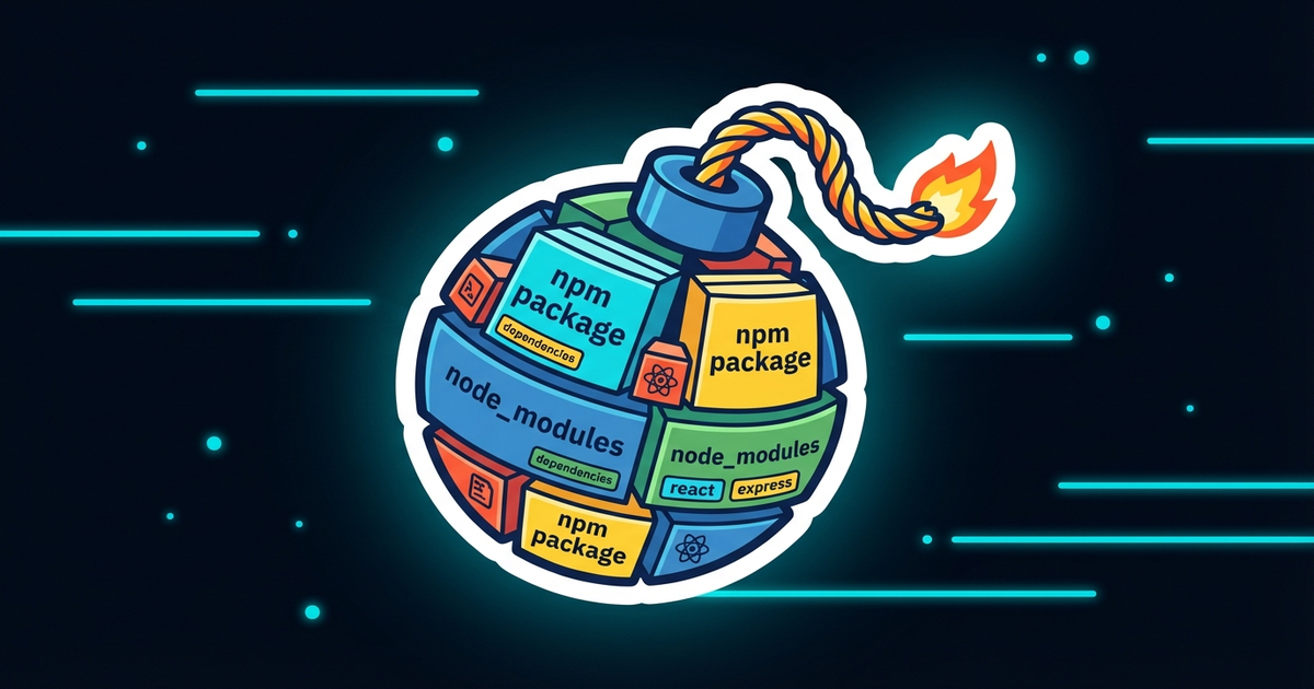 Ticking time bomb made of npm packages