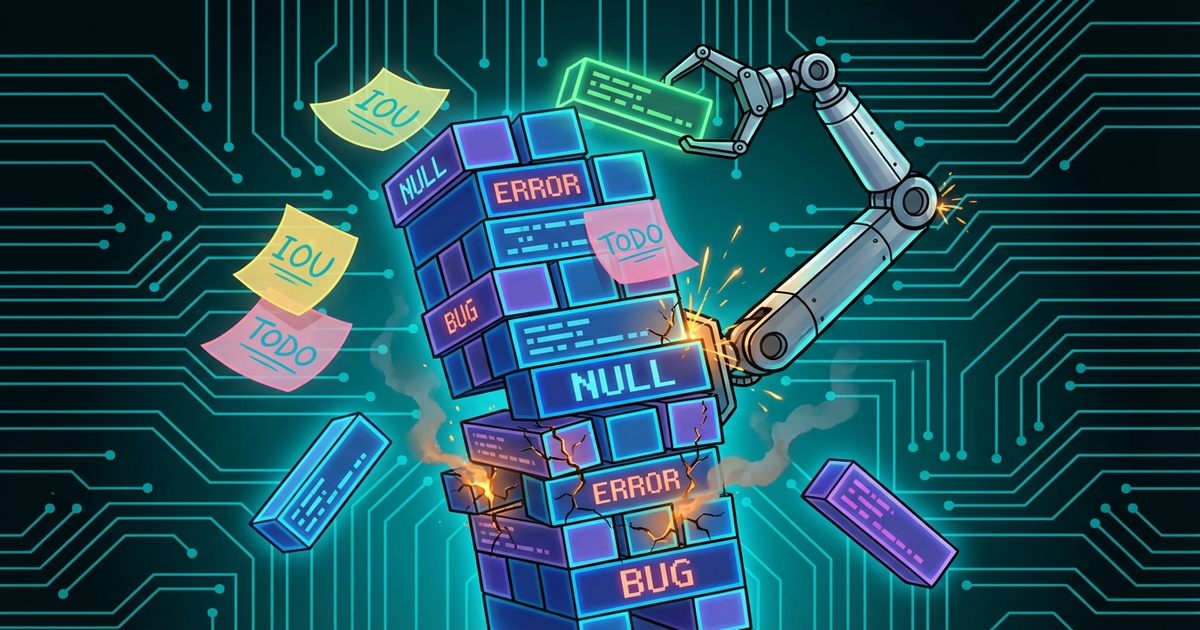 Technical debt from vibe coding accumulating